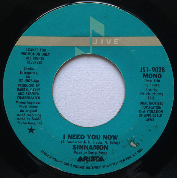I Need You Now