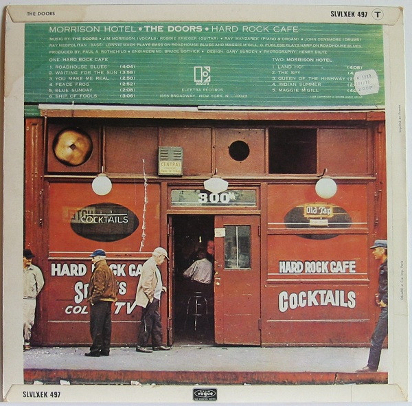 The Doors - Morrison Hotel | Disques Vogue (SLVLXEK 497) - 2 The Doors - Morrison Hotel | Disques Vogue (SLVLXEK 497) - 2