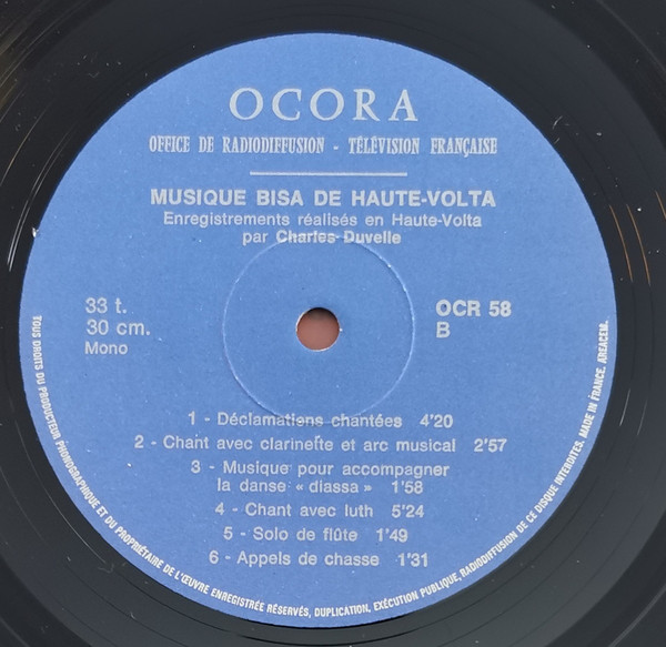 Bisa - Musique Bisa De Haute-Volta | Ocora (OCR 58) - 15