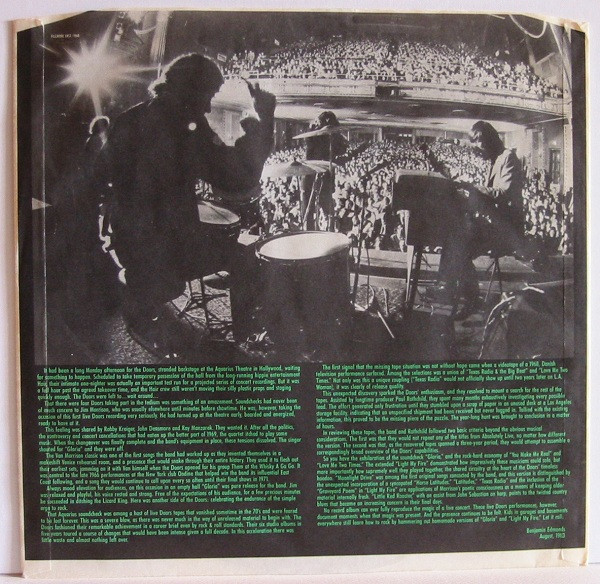 The Doors - Alive, She Cried | Elektra (96-0269-1) - 6 The Doors - Alive, She Cried | Elektra (96-0269-1) - 6