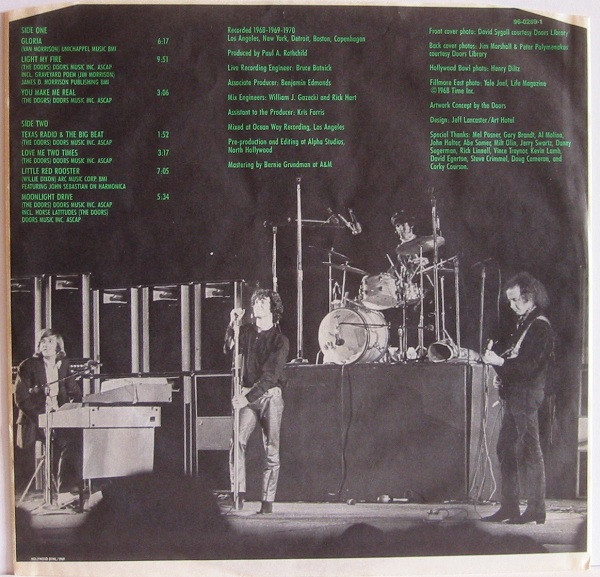 The Doors - Alive, She Cried | Elektra (96-0269-1) - 5 The Doors - Alive, She Cried | Elektra (96-0269-1) - 5