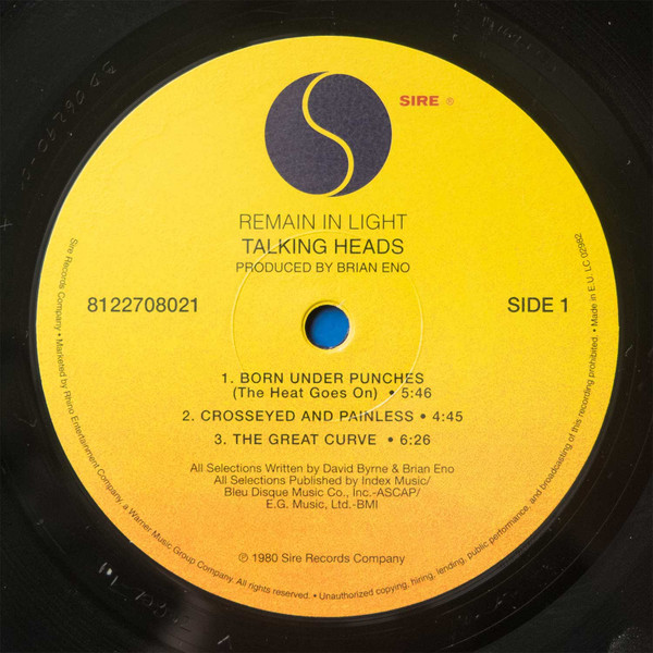 Talking Heads - Remain In Light | Rhino Records (8122708021) - 3 Talking Heads - Remain In Light | Rhino Records (8122708021) - 3