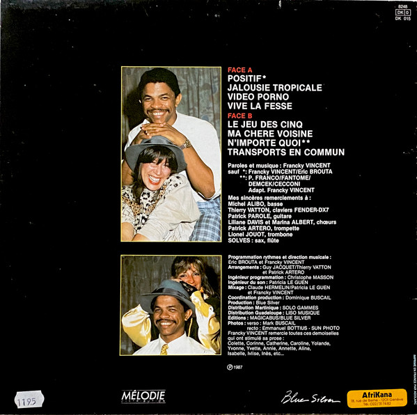 Francky Vincent - Positif | Blue Silver (8248) - 2 Francky Vincent - Positif | Blue Silver (8248) - 2