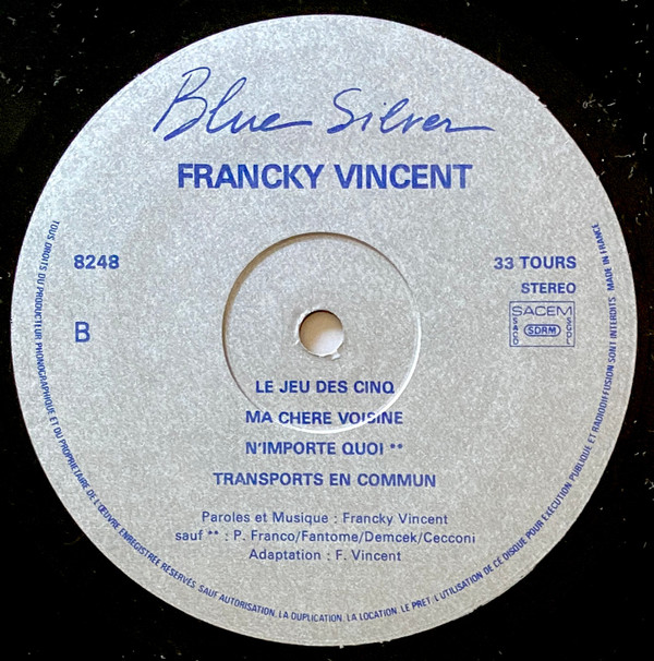 Francky Vincent - Positif | Blue Silver (8248) - 4 Francky Vincent - Positif | Blue Silver (8248) - 4