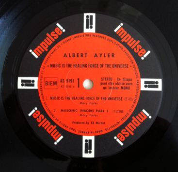 Albert Ayler - Music Is The Healing Force Of The Universe | Impulse! (AS-9191) - 5 Albert Ayler - Music Is The Healing Force Of The Universe | Impulse! (AS-9191) - 5