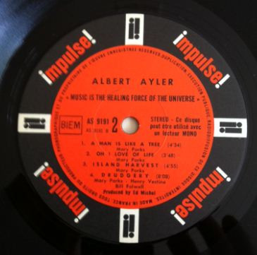 Albert Ayler - Music Is The Healing Force Of The Universe | Impulse! (AS-9191) - 6 Albert Ayler - Music Is The Healing Force Of The Universe | Impulse! (AS-9191) - 6