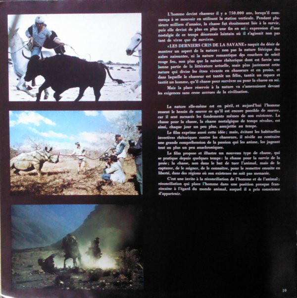 Les Derniers Cris De La Savane (Bande Sonore Originale)