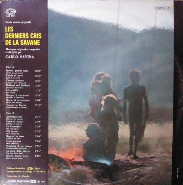 Les Derniers Cris De La Savane (Bande Sonore Originale)