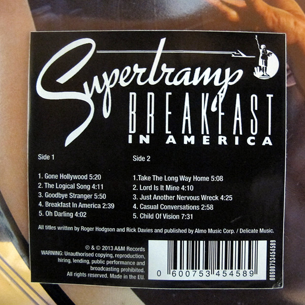 Supertramp - Breakfast In America | A&M Records (00600753454589) - 4 Supertramp - Breakfast In America | A&M Records (00600753454589) - 4