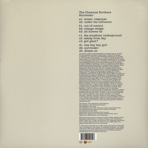 The Chemical Brothers - Surrender | Virgin (0602537540518) - 2 The Chemical Brothers - Surrender | Virgin (0602537540518) - 2