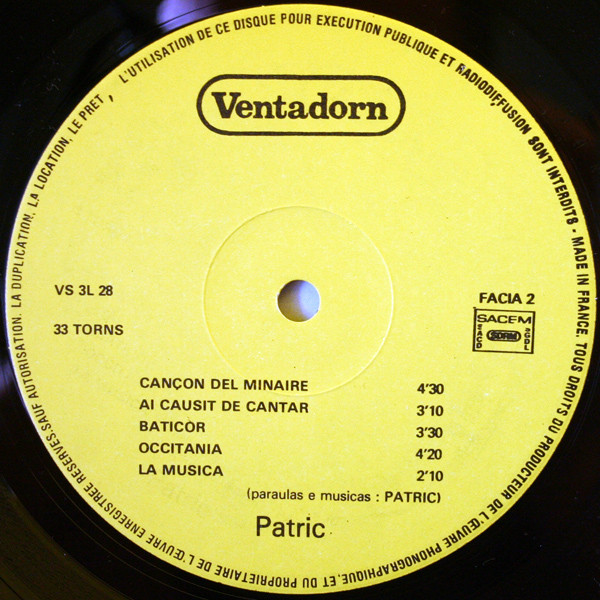 Patric - Patric | Ventadorn (VS 3 L 28) - 4