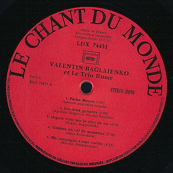 Chants Tziganes