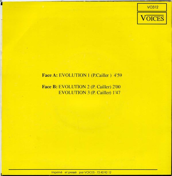 P. Cailler - Evasion | Voices (VO312) - 2