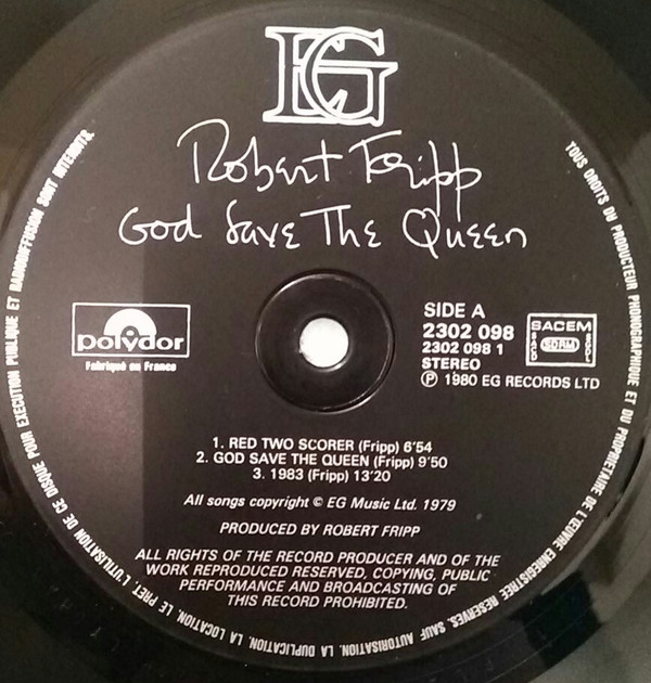 God Save The Queen / Under Heavy Manners