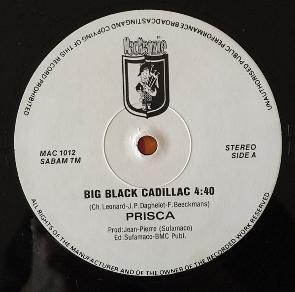 Prisca - Big Black Cadillac | Mackenzie Records (MAC 1012) - 3 Prisca - Big Black Cadillac | Mackenzie Records (MAC 1012) - 3
