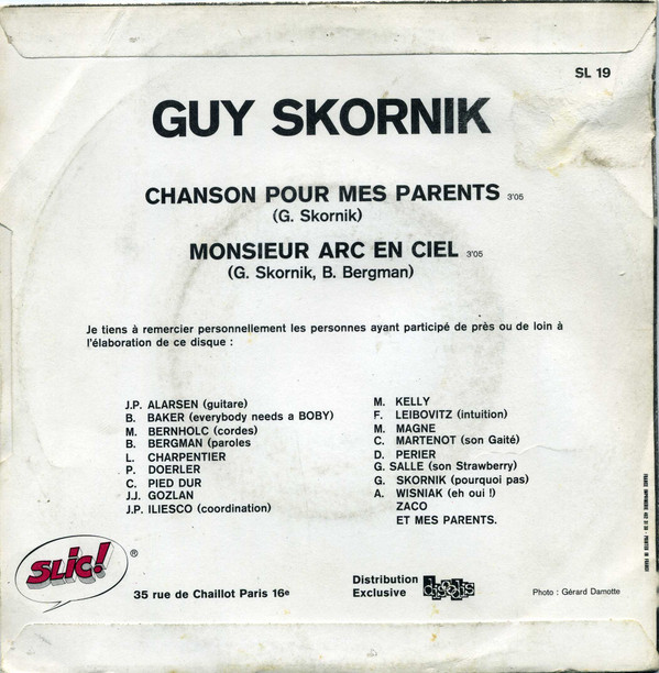 Chanson Pour Mes Parents / Monsieur Arc En Ciel