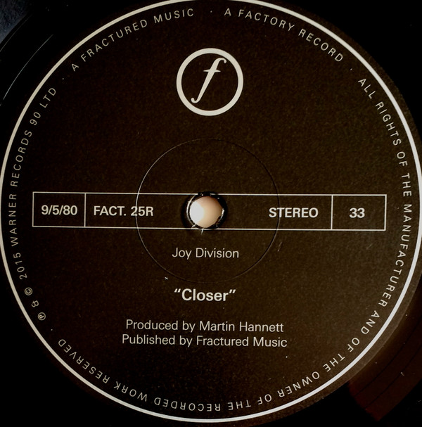 Joy Division - Closer | Factory (FACT∙XXV) - 4