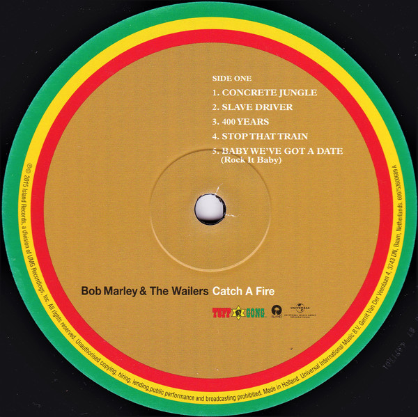 Bob Marley And The Wailers - Catch A Fire | Tuff Gong (600753600689) - 4 Bob Marley And The Wailers - Catch A Fire | Tuff Gong (600753600689) - 4