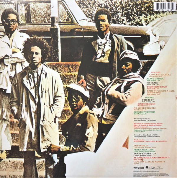 Bob Marley And The Wailers - Catch A Fire | Tuff Gong (600753600689) - 3 Bob Marley And The Wailers - Catch A Fire | Tuff Gong (600753600689) - 3