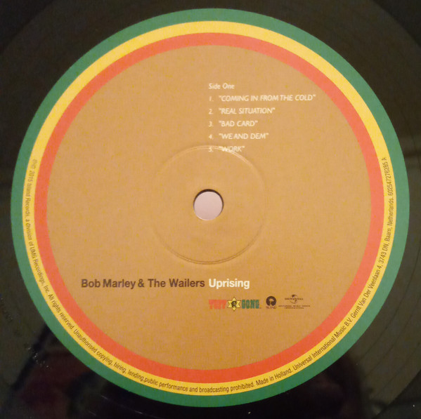 Bob Marley & The Wailers - Uprising | Island Records (602547276285) - 3 Bob Marley & The Wailers - Uprising | Island Records (602547276285) - 3