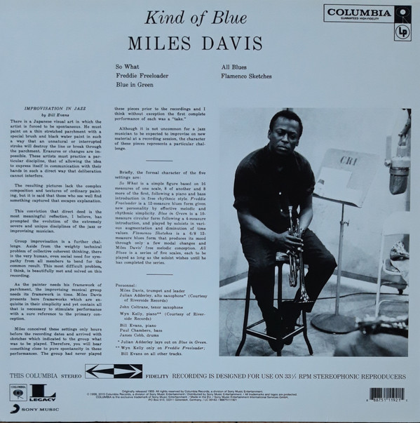 Miles Davis - Kind Of Blue | Columbia (88875111921) - 2
