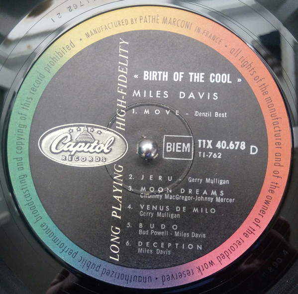 Miles Davis - Birth Of The Cool | Capitol Records (TTX 40678) - 3 Miles Davis - Birth Of The Cool | Capitol Records (TTX 40678) - 3