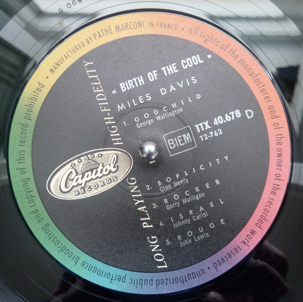 Miles Davis - Birth Of The Cool | Capitol Records (TTX 40678) - 4 Miles Davis - Birth Of The Cool | Capitol Records (TTX 40678) - 4