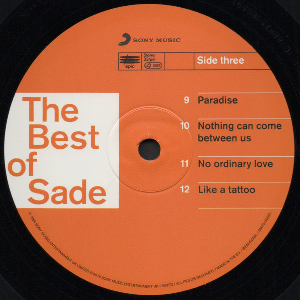 Sade - The Best Of Sade | Sony Music (88875180591) - 7 Sade - The Best Of Sade | Sony Music (88875180591) - 7