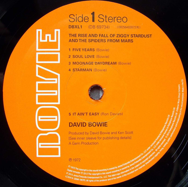 David Bowie - The Rise And Fall Of Ziggy Stardust And The Spiders From Mars | Parlophone (DB69734) - 3 David Bowie - The Rise And Fall Of Ziggy Stardust And The Spiders From Mars | Parlophone (DB69734) - 3
