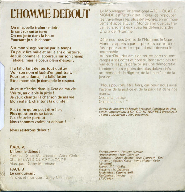 L'Homme Debout / Le Conquérant