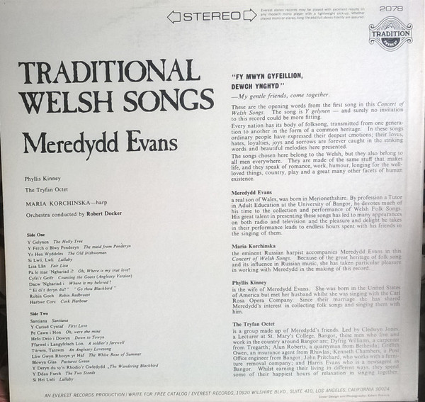 Traditional Welsh Songs