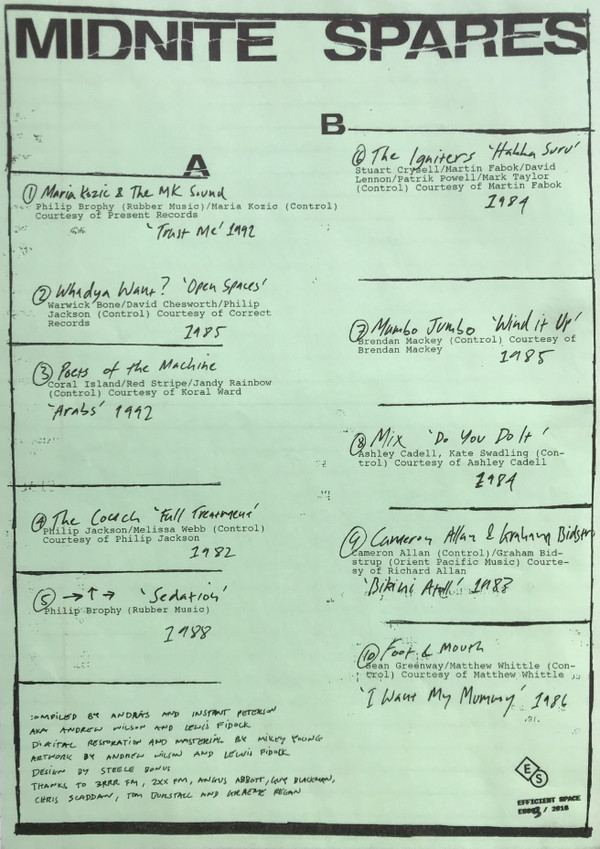 Various - Midnite Spares | Efficient Space (ES003) - 6