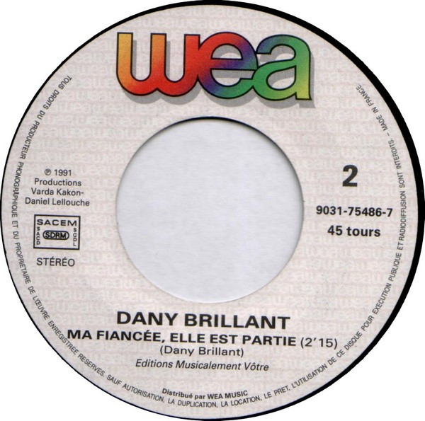 Dany Brillant - Suzette | WEA (9031-75486-7) - 4