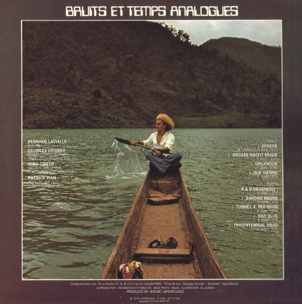 Patrick Vian - Bruits Et Temps Analogues | Egg (900.541) - 2