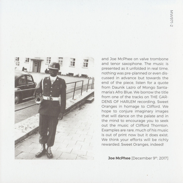 The Clifford Thornton Memorial Quartet - Sweet Oranges | Not Two Records (MW971-2) - 8 The Clifford Thornton Memorial Quartet - Sweet Oranges | Not Two Records (MW971-2) - 8