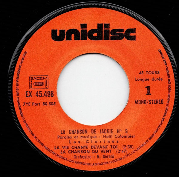 La Chanson De Jackie N°9