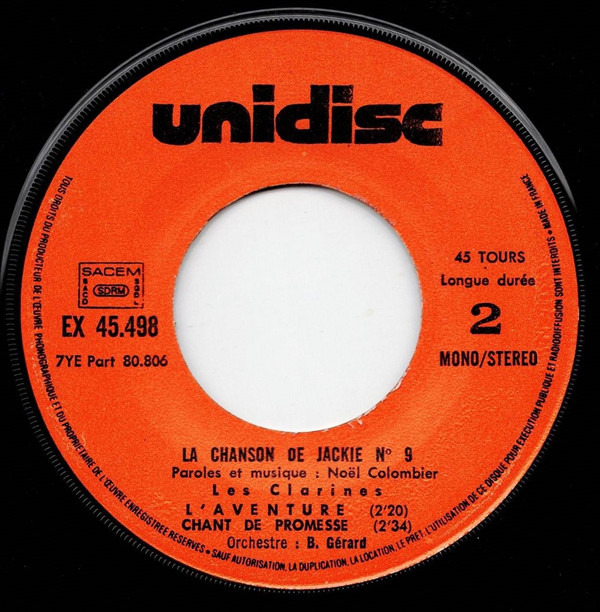 La Chanson De Jackie N°9