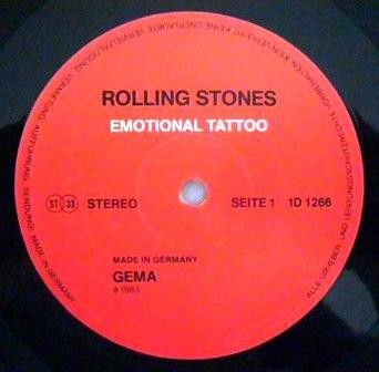 Rolling Stones - Emotional Tattoo | Not On Label (The Rolling Stones) (1D 1266) - 3 Rolling Stones - Emotional Tattoo | Not On Label (The Rolling Stones) (1D 1266) - 3