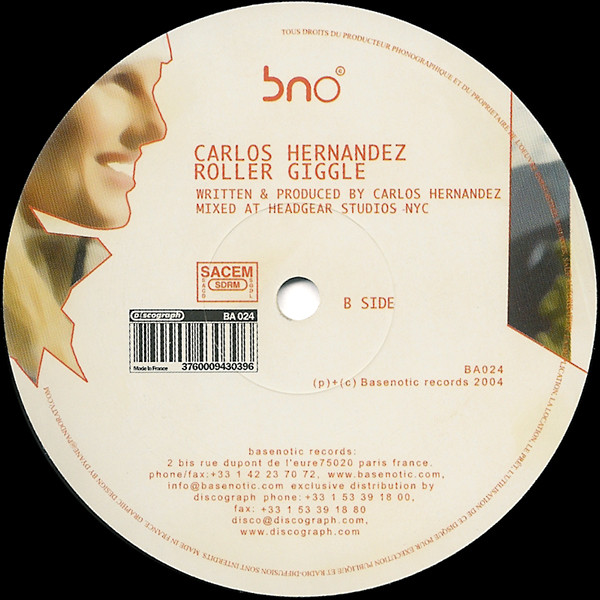 Daniel Wang / Carlos Hernandez - Echo By Midnight / Roller Giggle | Basenotic Records (BA024) - 2 Daniel Wang / Carlos Hernandez - Echo By Midnight / Roller Giggle | Basenotic Records (BA024) - 2