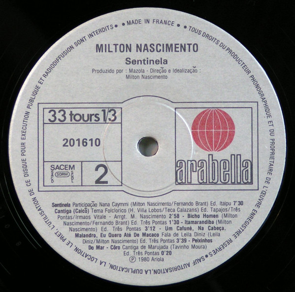 Milton Nascimento - Sentinela | Arabella (201 610) - 6 Milton Nascimento - Sentinela | Arabella (201 610) - 6