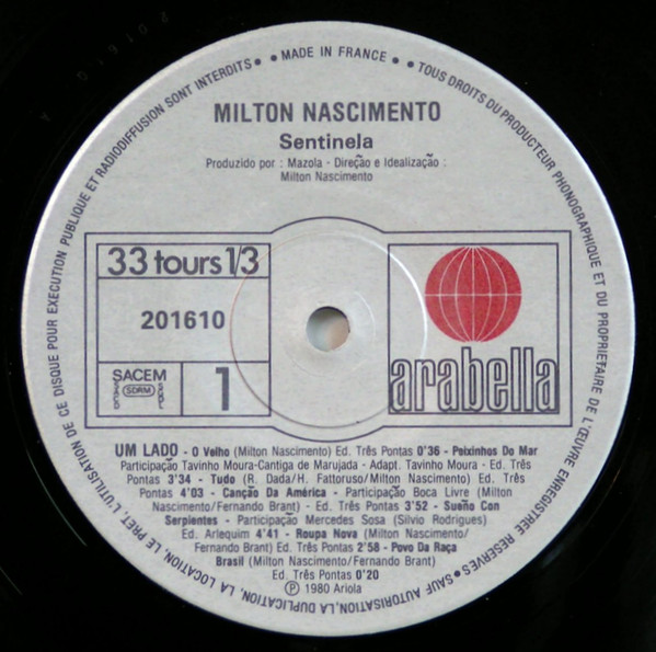Milton Nascimento - Sentinela | Arabella (201 610) - 5 Milton Nascimento - Sentinela | Arabella (201 610) - 5