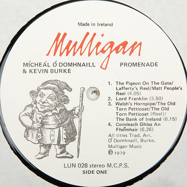 Kevin Burke & Mícheál Ó Domhnaill - Promenade | Mulligan (LUN 028) - 3 Kevin Burke & Mícheál Ó Domhnaill - Promenade | Mulligan (LUN 028) - 3