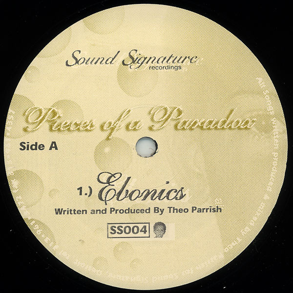 Theo Parrish - Pieces Of A Paradox | Sound Signature (SS004) - main