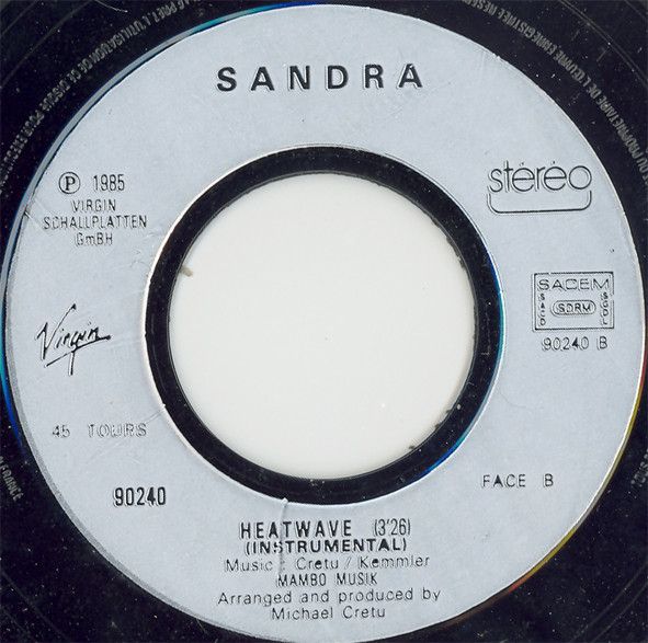 Sandra - In The Heat Of The Night | Virgin (90240) - 4