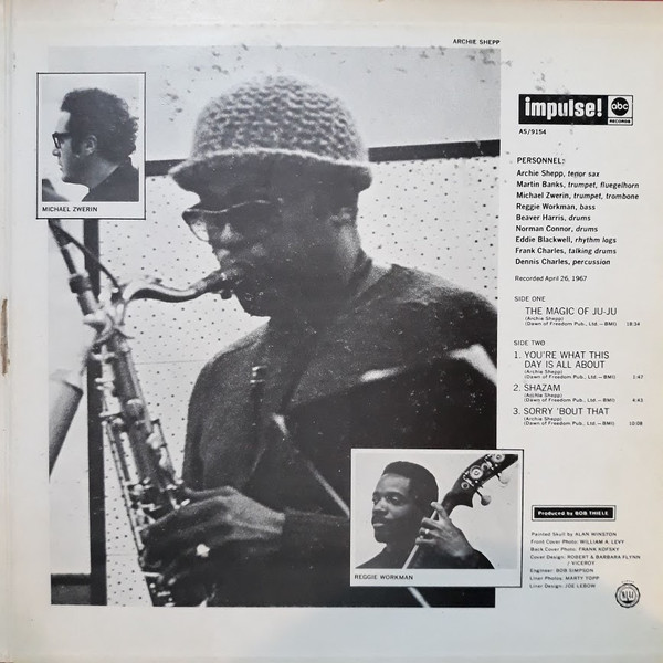 Archie Shepp - The Magic Of Ju-Ju | Impulse! (A-9154) - 3