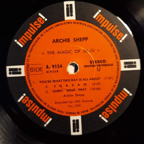 Archie Shepp - The Magic Of Ju-Ju | Impulse! (A-9154) - 6