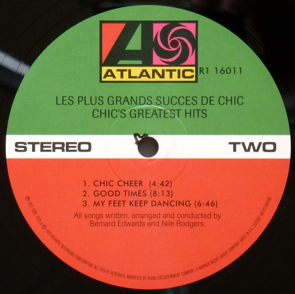 Les Plus Grands Succes De Chic = Chic's Greatest Hits