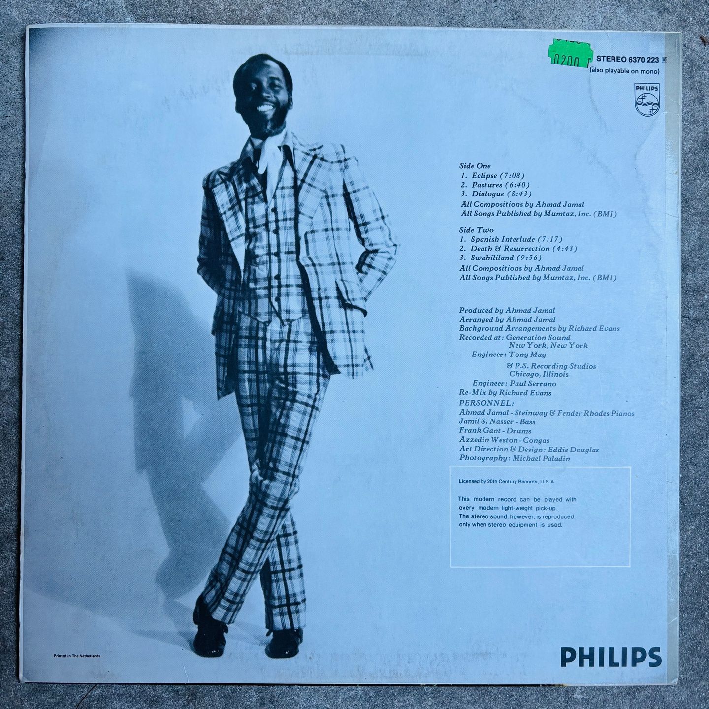 Ahmad Jamal - Jamal Plays Jamal | Philips (6370 223) - 2 Ahmad Jamal - Jamal Plays Jamal | Philips (6370 223) - 2