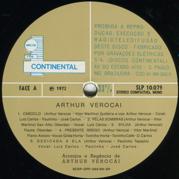 Arthur Verocai - Arthur Verocai | Mr Bongo (MRBLP133) - 3