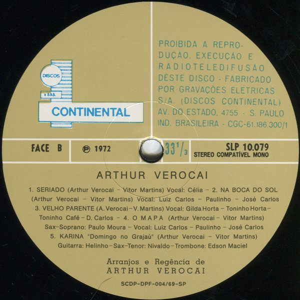 Arthur Verocai - Arthur Verocai | Mr Bongo (MRBLP133) - 4